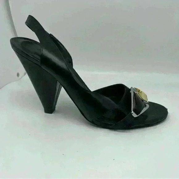 BCBGeneration Vintage Black Heels Sz 7 - Picture 15 of 16